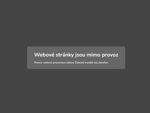 www.zateckyknedlik.cz