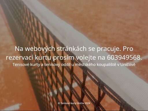 www.tenisovekurtyunicov.cz
