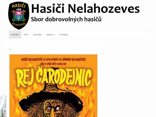 www.hasici-nelahozeves.cz