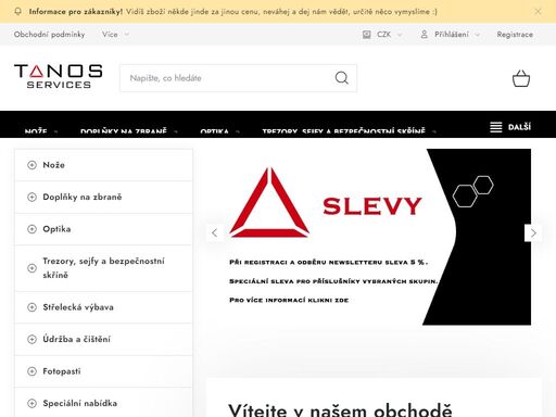 vítejte v našem obchodě. vítejte u tanos-services
design obchodu právě teď v procesu - děkujeme za pochopení.