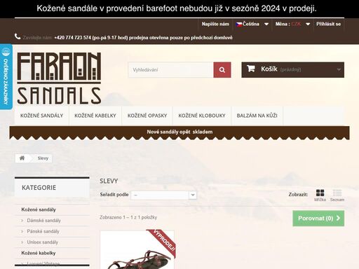 www.faraon-sandals.cz