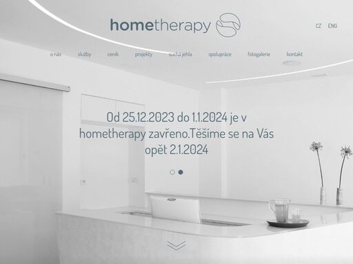 hometherapy.cz. rehabilitační služby v domácím prostředí a ambulancích.