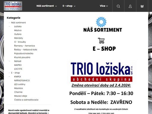 www.trioloziska.cz