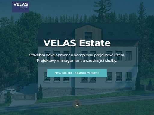 velas estate s.r.o. - stavební development a komplexní projektové řízení.