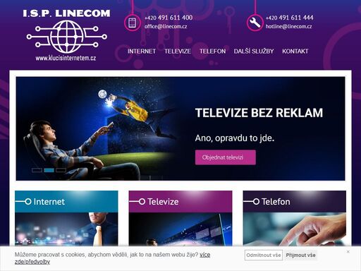 isp linecom - isp linecom je lokální poskytovatel internetového připojení pro hradec králové a okolí.

síť vznikla již  v roce 2001 jako…