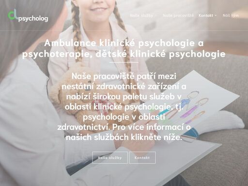 patříme mezi nestátní zdravotnické zařízení a nabízíme širokou paletu služeb v oblasti klinické psychologie, tj. psychologie v oblasti zdravotnictví.