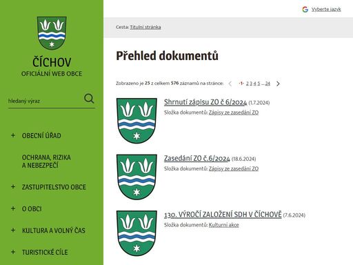 www.cichov.cz