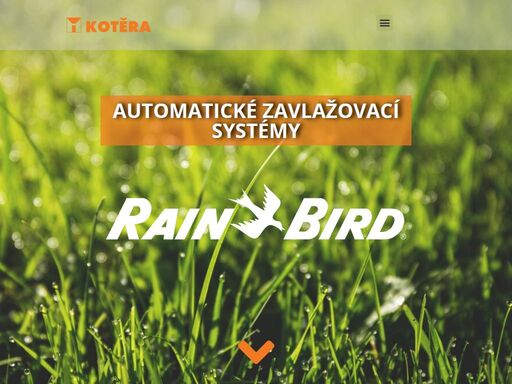 kotěra / automatické zavlažovací systémy rain bird