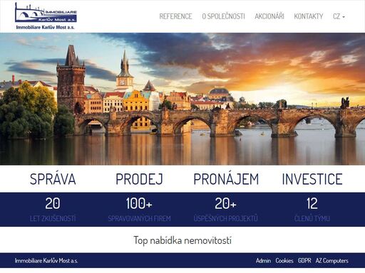 působíme na českém trhu s nemovitostmi od roku 1992, specializujeme se na pronájem, prodej a správu nemovistostí v centru prahy.