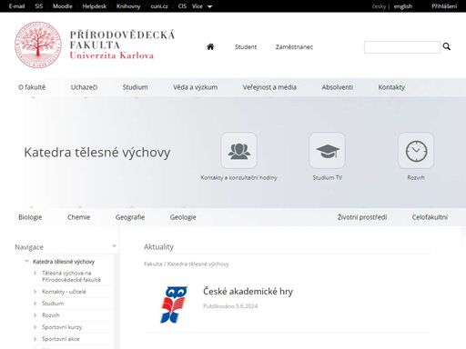 www.natur.cuni.cz/fakulta/telesna-vychova