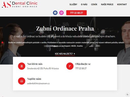 www.asdentalclinic.cz