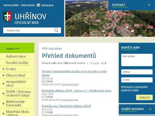 www.uhrinov.cz