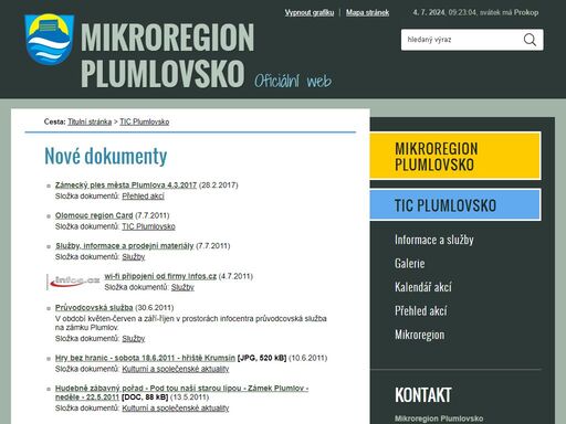 www.plumlovsko.cz