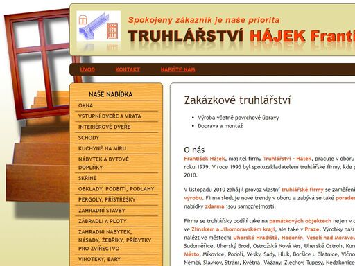 www.truhlarstvi-hajek-frantisek.cz