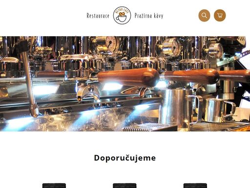 retro café – restaurace a pražírna kávy.  
 