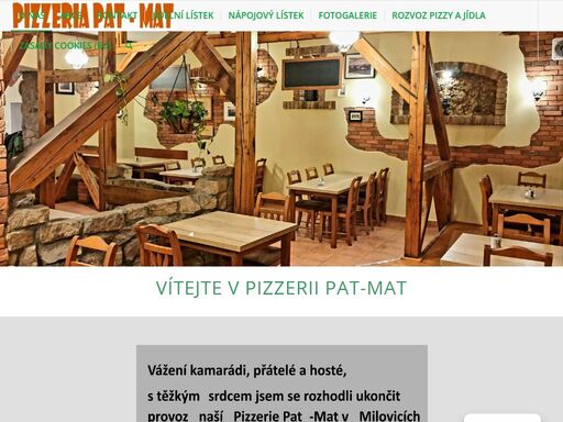 pizzeria pat-mat milovice m