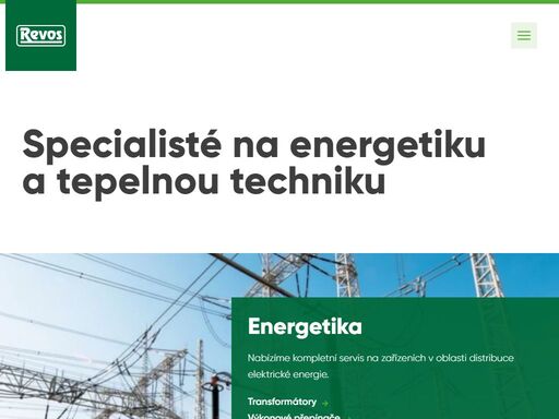 naše společnost, revos, s.r.o., byla založena v roce 1993 s cílem poskytovat zákazníkům kvalitní služby v oblasti projektování, montáží, oprav a prodeje elektrických zařízení na českém a slovenském trhu, za podporování ochrany životního prostředí.