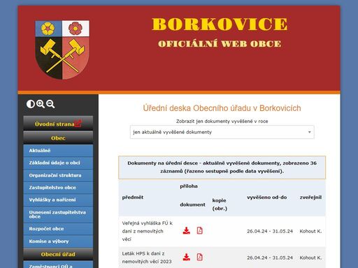www.borkovice.cz