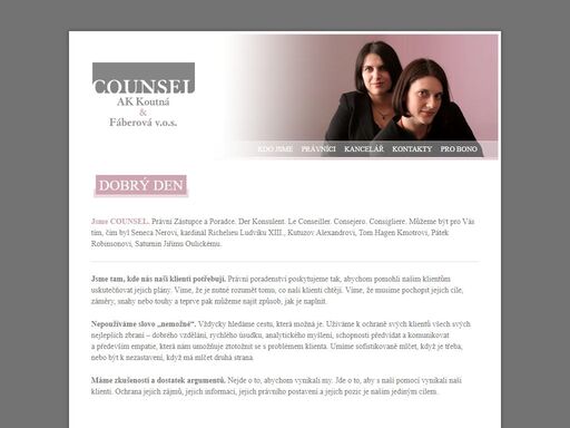 www.counsel.cz