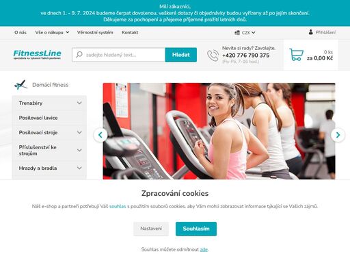 www.fitnessline.cz