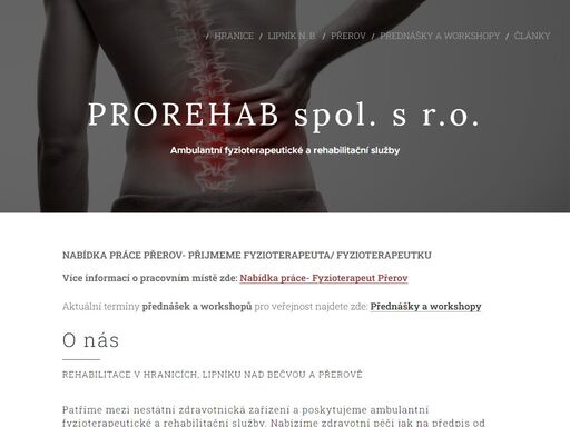 rehabilitace-prorehab.cz