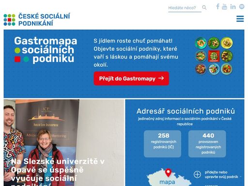 největší portál o sociálním podnikání v české republice, naleznete zde všechny potřebné informace a také adresář sociálních podniků.