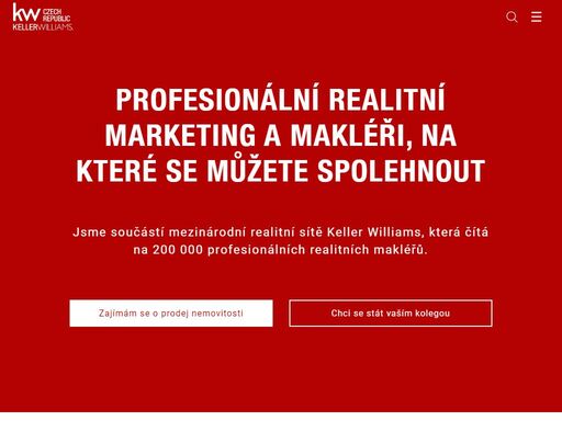 profesionální realitní marketing a makléři, na které se můžete spolehnout. jsme součástí mezinárodní realitní sítě keller williams®.