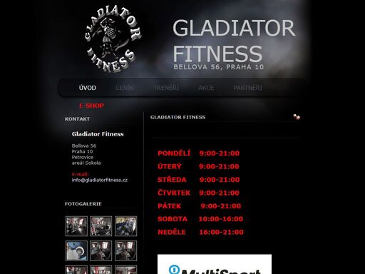gladiator fitness je posilovna s pilates v areálu sokola praha 10 petrovice