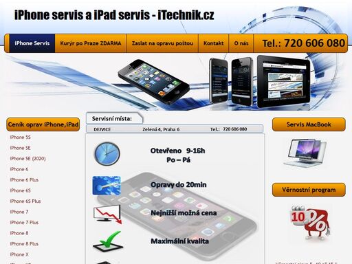 iphone servis a ipad servis v praze. otevřeno 7 dní v týdnu. opravy do 20ti minut za nejlevnější cenu. servis iphone a ipad na praze 6 a praze 3.