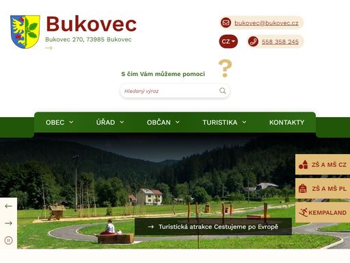 oficiální stránky obce bukovec