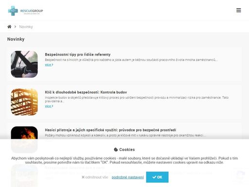 rescue group - váš partner pro bozp a po. přidejte se k našim spokojeným zákazníkům a mějte bozp vždy aktuální a v online verzi.