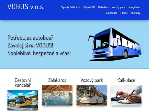 vobus v.o.s. hanušovice provozuje tuzemskou i zahraniční dopravu osob po celé čr a evropě