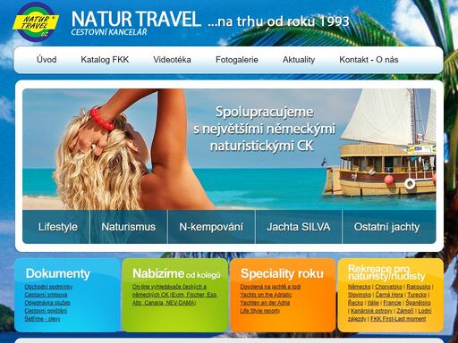 natur travel – organizátor plaveb po jadranu a rekreace pro naturisty/nudisty