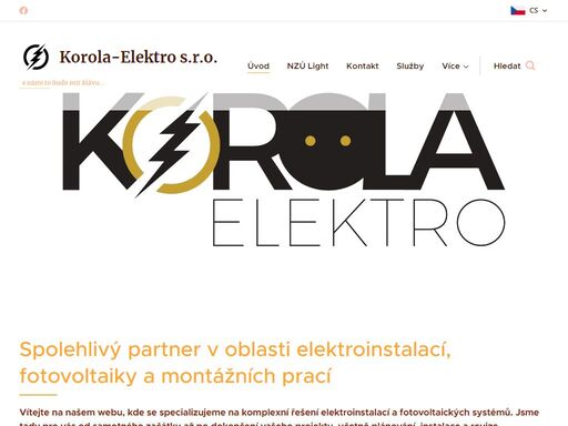 spolehlivý partner v oblasti elektroinstalací, fotovoltaiky a montážních prací