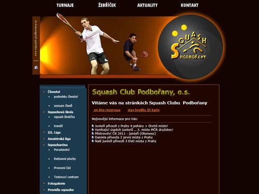 squash club - podbořany - squash, škola, turnaj, liga, výuka, sport, relaxace, zábava, rezervace, učebnice