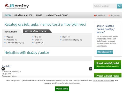 www.realdrazby.cz