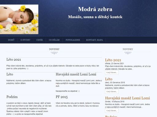 www.modrazebra.cz
