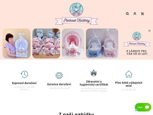 „plenkove-kocarky.cz – objevte originální plenkové kočárky z kvalitních dětských plenek. ideální dárek pro novorozence a baby shower, který spojuje krásu s praktičností.“