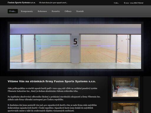 squash a ricochet kurty fiberesin pro vaše sportovní centrum od firmy fusion sport systems s.r.o. - výhradní zástupce firmy fiberesin inc. pro čr.