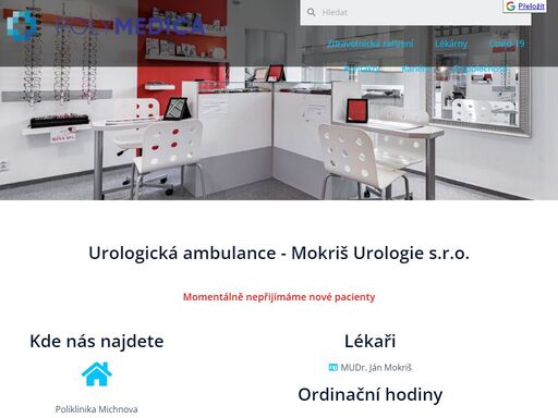 poliklinikacz.cz/zdravotnicka-zarizeni/poliklinika-michnova/urologicka-ambulance-mokris-urologie-s-r