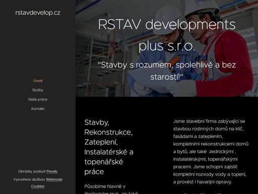 stavby, rekonstrukce, zateplení, instalatérské a topenářské práce