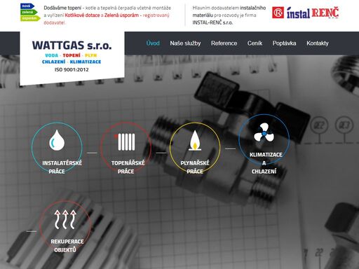 wattgas s.r.o., nabízíme komplexní služby v oboru voda - topení - plyn a klimatizace