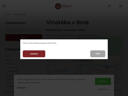 vinotéka v brně, vinařství bukovský