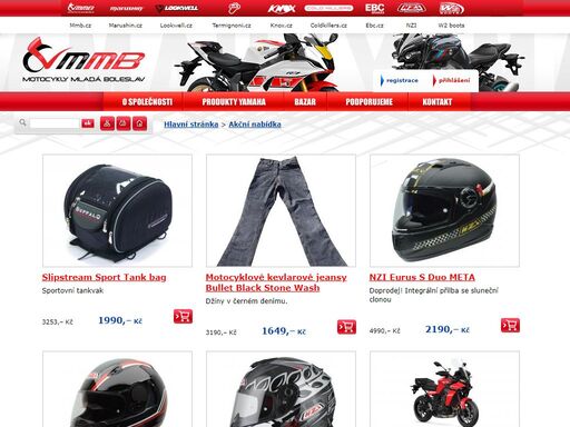 prodej a servis yamaha - motocykly mladá boleslav - motorky, oblečení, příslušenství, doplňky na motocykl