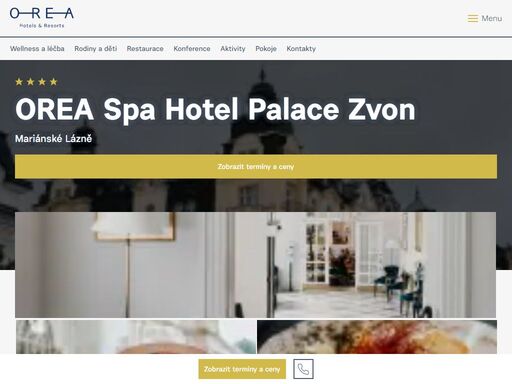 poznávejte mariánské lázně s orea spa hotel palace zvon. pohodlné ubytování, prvotřídní gastronomie, wellness a nezapomenutelné zážitky. pro vaši spokojenost uděláme první - poslední.