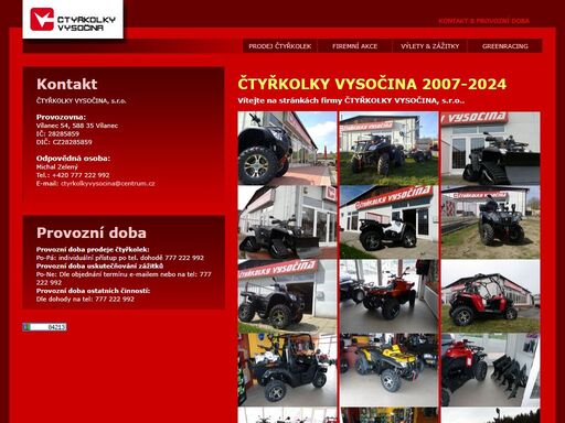 www.ctyrkolkyvysocina.cz