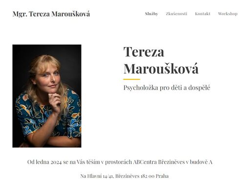 www.terezamarouskova.cz