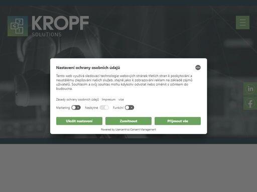 společnost kropf solutions je spolehlivým partnerem v oblasti průmyslové automatizace a zpracovávání a vizualizace dat.