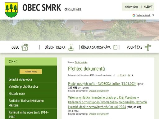 www.obec-smrk.cz