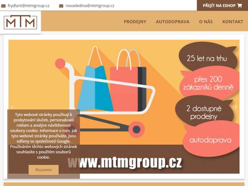 mtm group - maloobchod, autodoprava, e-shop